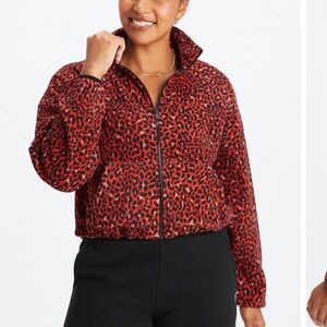 Fabletics Women's Rayne Polar Fleece Zip Up Size S